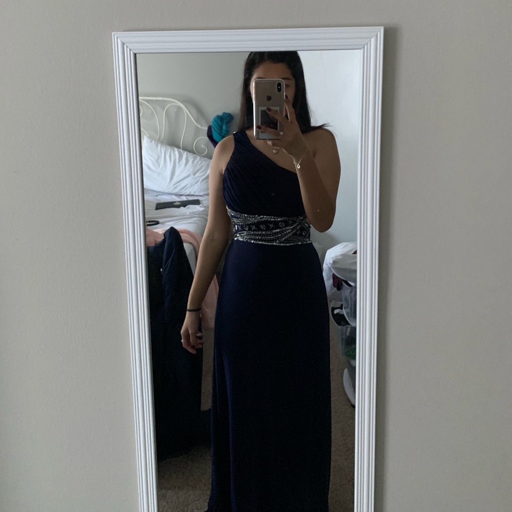 Navy Blue Prom Dress